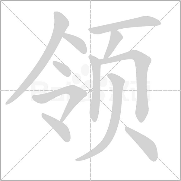 领字笔顺动画