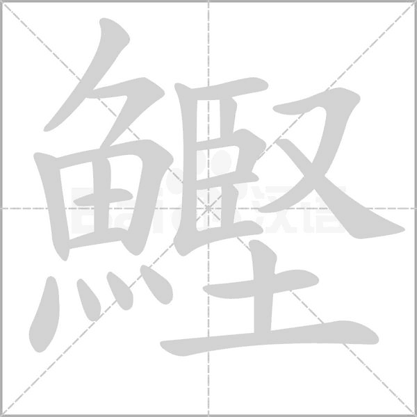 鰹字笔顺动画