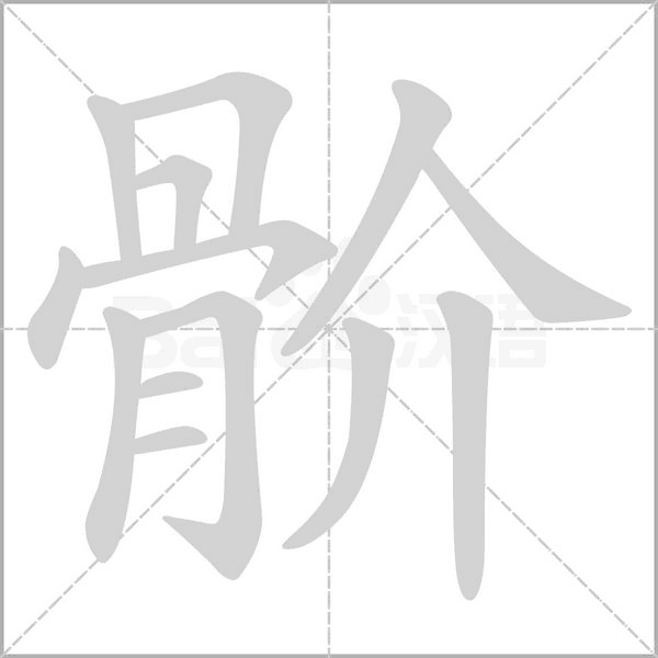 骱字笔顺动画