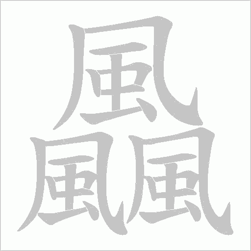 飍字笔顺动画