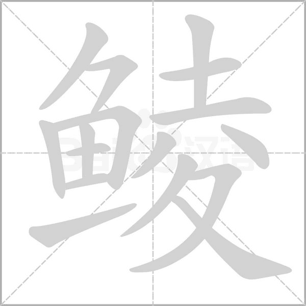 鲮字笔顺动画