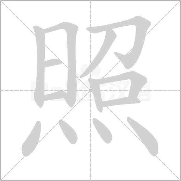 照字笔顺动画