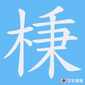 棅字笔顺动画