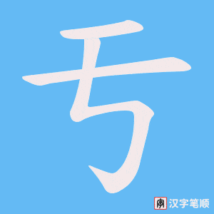亐字笔顺动画